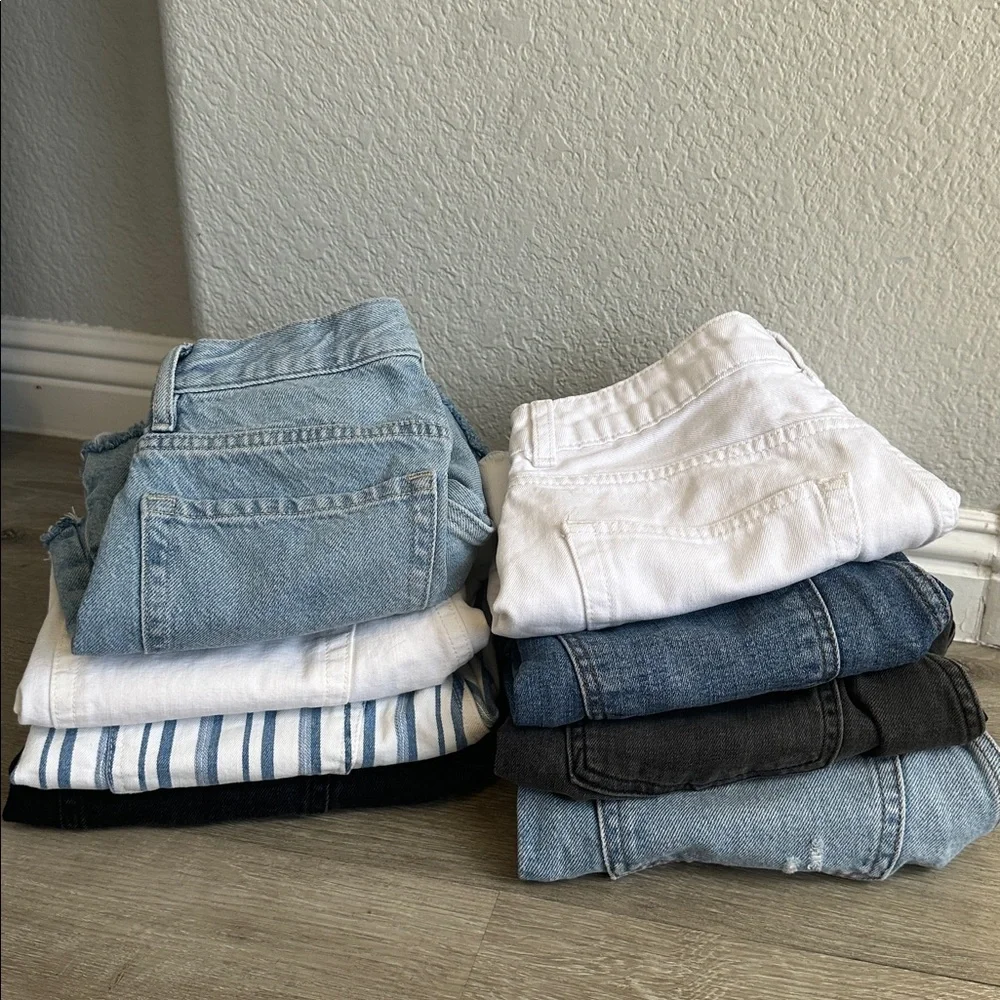 Bundle of 8 Women’s Denim Shorts Size 0, 2 or XS Various Brands - Picture 11 of 11